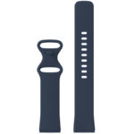 Fb.r59.5 Up Midnight Blue StrapsCo Silicone Rubber Infinity Watch Band Strap For Fitbit Versa 3 & Fitbit Sense