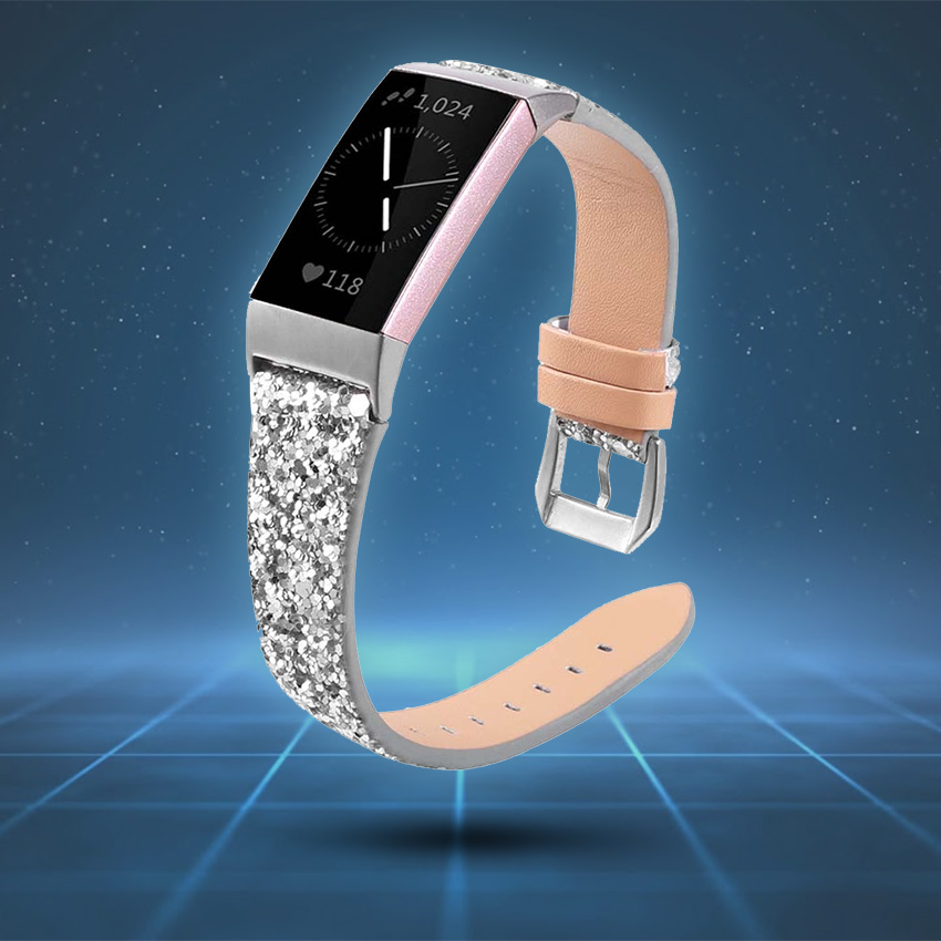 Fitbit Charge 3 & 4 Strap Style Guide Sequin