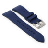 Fk2.5.bs Angle Blue DASSARI Smooth FKM Rubber Quick Release Watch Strap With Brushed Silver Buckle