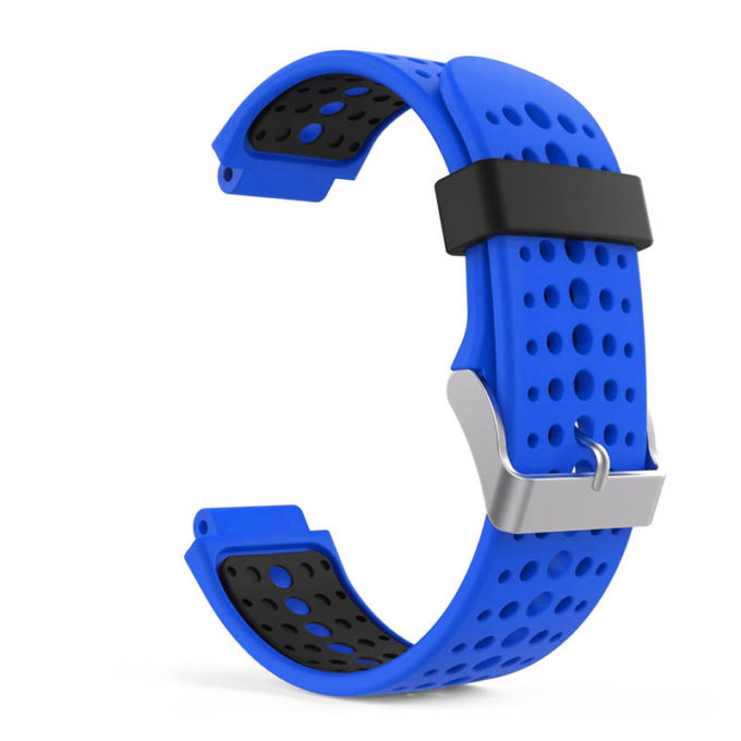 G.r3.5.1 Back Silcone Strap For Forerunner 3 In Blue And Black Pic 1