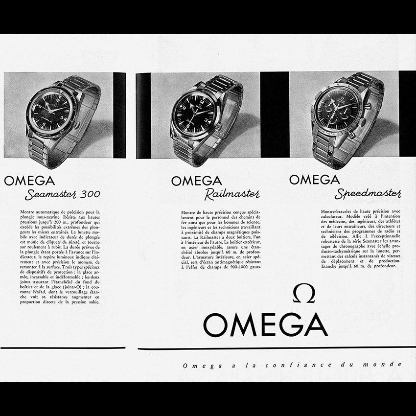History Of The Omega Speedmaster Promo Seamaster Railmaster