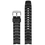 r.cas3 Up Black StrapsCo Replacement Rubber Watch Band Strap for Casio Edifice EF 550