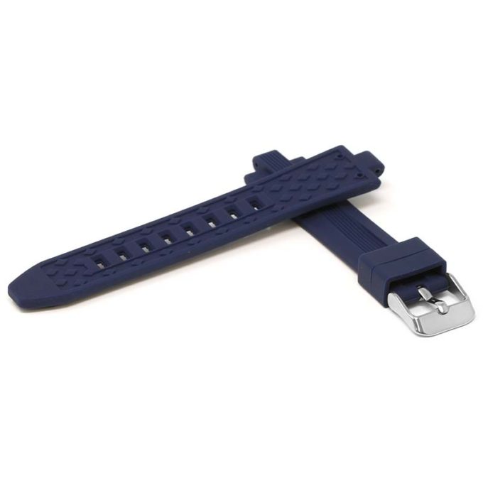 r.mk1 .5 Cross Blue StrapsCo Silicone Rubber Watch Band Strap for Michael Kors Mini Dylan