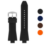 r.mk2.1 Gallery Black StrapsCo Silicone Rubber Watch Band Strap for Michael Kors Dylan New Colors