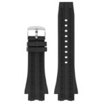 r.pch4 Up Black StrapsCo Silicone Rubber Watch Band Strap for Porsche Design P6620