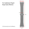 Diagram of dimensions for m.ap2 StrapsCo 28mm Stainless Steel Watch Band for Audemars Piguet Royal Oak Offshore