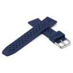 fk3.5 Cross Blue DASSARI Textured FKM Rubber Watch Band 18mm 20mm 22mm 24mm Quick Release Strap