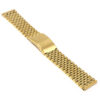 m.bd2 .yg Angle Yellow Gold StrapsCo Stainless Steel Vintage Beads of Rice Bracelet Quick Release Strap 18mm 19mm 20mm 21mm 22mm