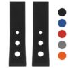 r.brt1 .1 Gallery Black StrapsCo Rubber Watch Band Strap for Breitling Navitimer Deployant Clasp