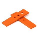 r.brt1 .12 Cross Orange StrapsCo Rubber Watch Band Strap for Breitling Navitimer Deployant Clasp