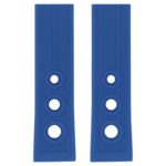 r.brt1 .5 Up Blue StrapsCo Rubber Watch Band Strap for Breitling Navitimer Deployant Clasp