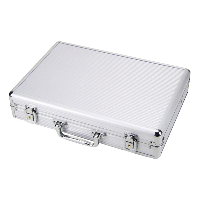 wb22.ss Top StrapsCo Aluminum Watch Box for 24 Watches
