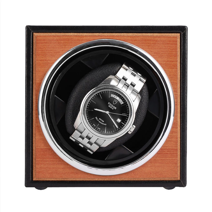 wx1 Front 1 StrapsCo Watch Winder Box