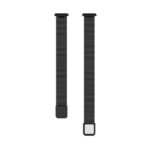 fb.m146 Up Black StrapsCo Stainless Steel Mesh Watch Band for Fitbit Luxe