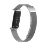 fb.m146.ss Back Silver StrapsCo Stainless Steel Mesh Watch Band with for Fitbit Luxe