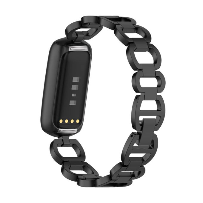 Bracelet connecté FITBIT Luxe or blanc