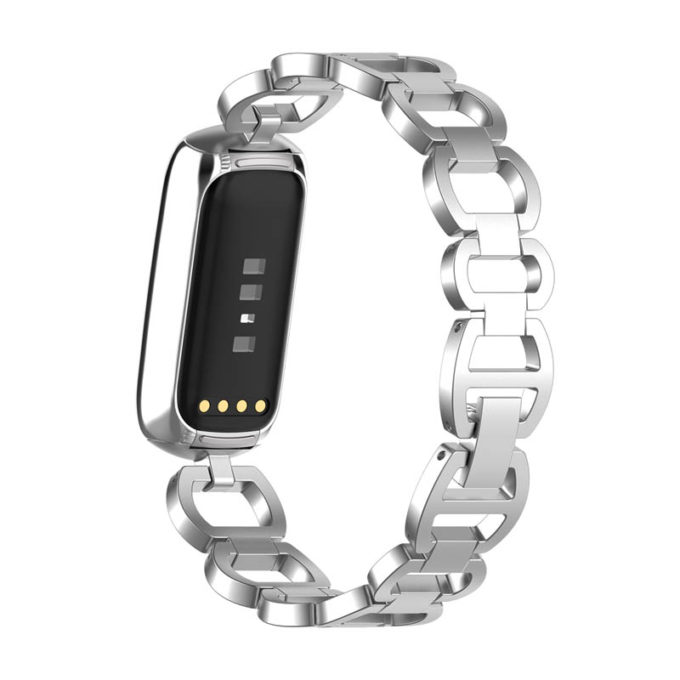 For Xiaomi Redmi Watch 3 Lite / Watch 3 Active Watch Band 3 Beads Metal  Wrist Strap with Watch Case - Silver Wholesale