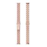 fb.m148.rg Up Rose Gold StrapsCo Stainless Steel Metal Watch Band Strap for Fitbit Luxe