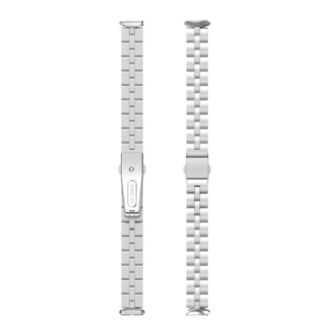 fb.m148.ss Up Silver StrapsCo Stainless Steel Metal Watch Band Strap for Fitbit Luxe