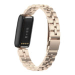 fb.m148.tg Back Retro Gold StrapsCo Stainless Steel Metal Watch Band Strap for Fitbit Luxe