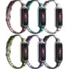 fb.r65 All Color StrapsCo Transparent TPU Rubber Watch Strap with Silver Buckle for Fitbit Luxe