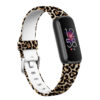 fb.r67.b Main Leopard StrapsCo Patterned Silicone Rubber Watch Band Strap for Fitbit Luxe