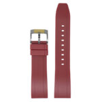 fk1.6.2t Main Red Two Tone Buckle DASSARI FKM Rubber Quick Release Watch Band Strap 21