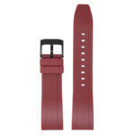 fk1.6.mb Main Red Black Buckle DASSARI FKM Rubber Quick Release Watch Band Strap 18