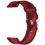 s.ny6 .6 Inside Red Stripe StrapsCo Nylon Canvas Watch Band Strap 1