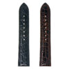 x10 All Colors StrapsCo Glossy Alligator Leather Watch Band Strap 18mm 20mm 22mm 24mm