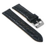 x10.1 Angle Black StrapsCo Glossy Alligator Leather Watch Band Strap 18mm 20mm 22mm 24mm