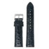 x10.1 Main Black StrapsCo Glossy Alligator Leather Watch Band Strap 18mm 20mm 22mm 24mm