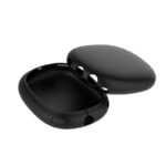 a.ap2 .1 Angle Black StrapsCo Smooth Silicone Rubber Earphone Covers for Apple AirPods Max