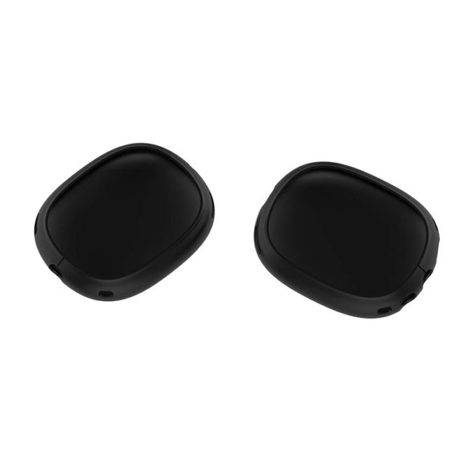 a.ap2 .1 Up Black StrapsCo Smooth Silicone Rubber Earphone Covers for Apple AirPods Max