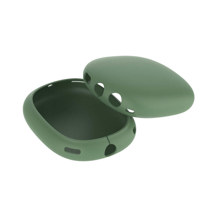 a.ap2 .11 Angle Army Green StrapsCo Smooth Silicone Rubber Earphone Covers for Apple AirPods Max