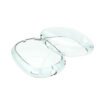 a.ap2 .11a Angle Transparent Aquamarine StrapsCo Smooth Silicone Rubber Earphone Covers for Apple AirPods Max