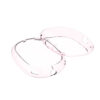 a.ap2 .13a Angle Transparent Pink StrapsCo Smooth Silicone Rubber Earphone Covers for Apple AirPods Max