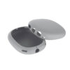 a.ap2 .7 Angle Grey StrapsCo Smooth Silicone Rubber Earphone Covers for Apple AirPods Max