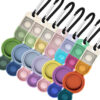 a.at1 All Color StrapsCo Rubber Multicolor Carabiner Apple AirTag Holder Protective Case
