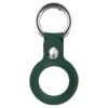 a.at11.11 Main Green StrapsCo Leather Keyring Apple AirTag Holder Protective Case