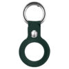 a.at11.11a Main Dark Green StrapsCo Leather Keyring Apple AirTag Holder Protective Case