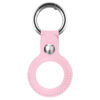 a.at11.13 Main Pink StrapsCo Leather Keyring Apple AirTag Holder Protective Case