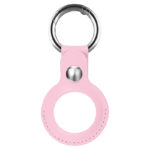 a.at11.13 Main Pink StrapsCo Leather Keyring Apple AirTag Holder Protective Case