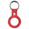 a.at11.6 Main Red StrapsCo Leather Keyring Apple AirTag Holder Protective Case