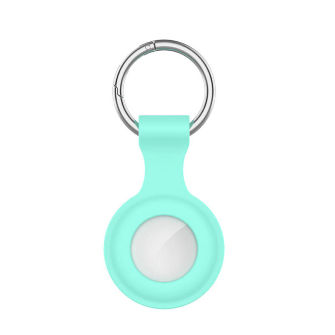 Mobigear Keychain - Coque Apple AirTag Porte-clés en Silicone Souple -  Turquoise 611666 