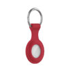 a.at12.6 Main Sangria StrapsCo Rubber Keychain Apple AirTag Holder Protective Case