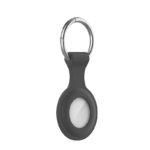 a.at12.7 Main Charcoal StrapsCo Rubber Keychain Apple AirTag Holder Protective Case