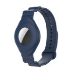 a.at3 .5 Front Royal Blue StrapsCo Silicone Rubber Wrist Strap Band Apple AirTag Holder Protective Case