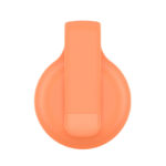 a.at4 .12 Back Peach StrapsCo Silicone Rubber Clip Apple AirTag Holder Protective Case