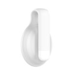 a.at4 .22 Angle White StrapsCo Silicone Rubber Clip Apple AirTag Holder Protective Case